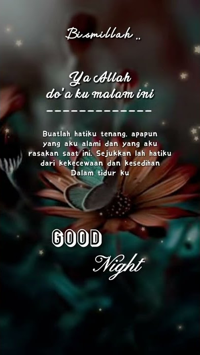 Doaku malam ini