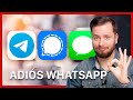 Análisis 3 MEJORES ALTERNATIVAS a WhatsApp en 2021: Telegram, Signal y iMessage