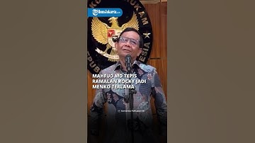 Patahkan Ramalan Rocky Gerung, Mahfud MD Jadi Menko Polhukam TERLAMA Era Jokowi