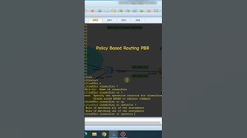 How to configure policy based routing PBR Watch full video