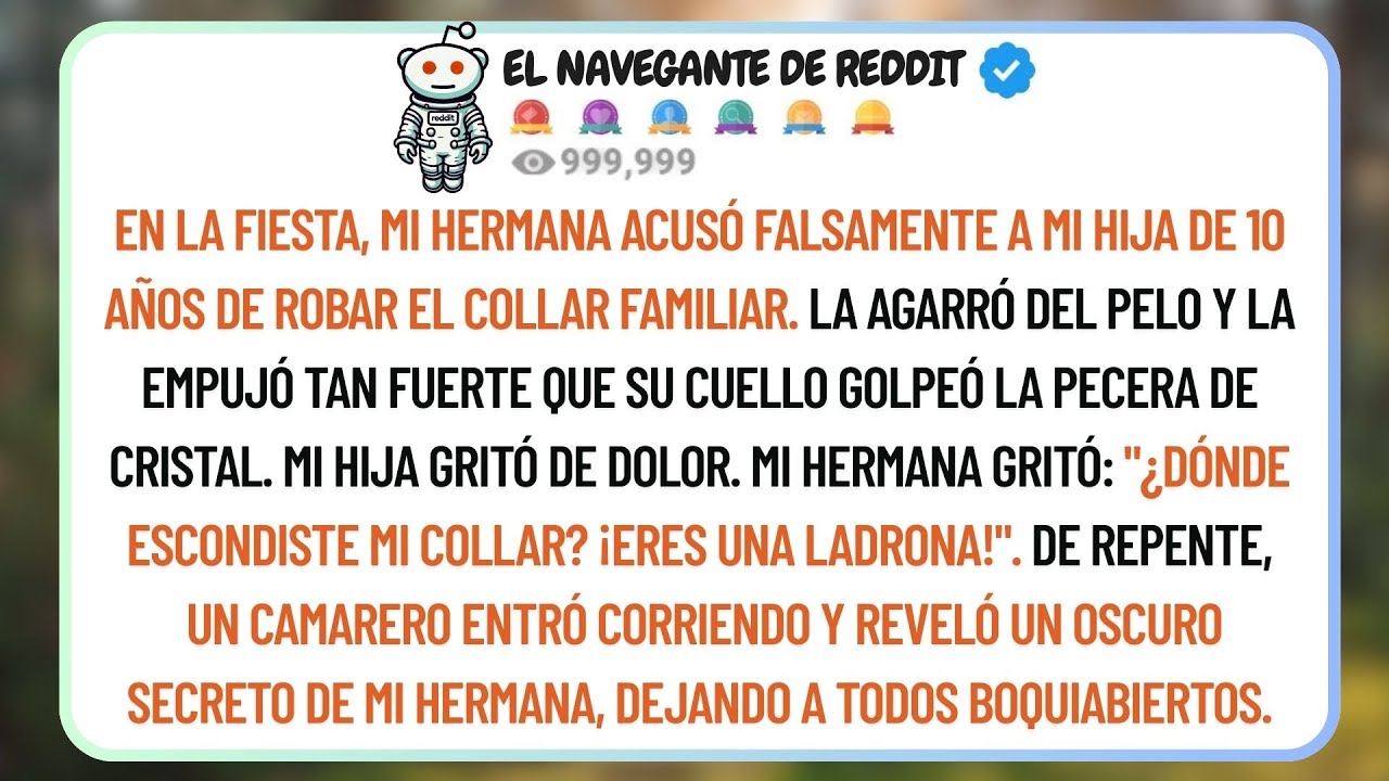 En La Fiesta,Mi Hermana Agarró El Cabello De Mi Hija Y La Empujó Con Fuerza Hacia Una Pecera De Vidr