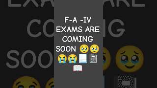 #FA-IV #EXAMS #TENSION #PASS #FAIL #SUBSCRIBE