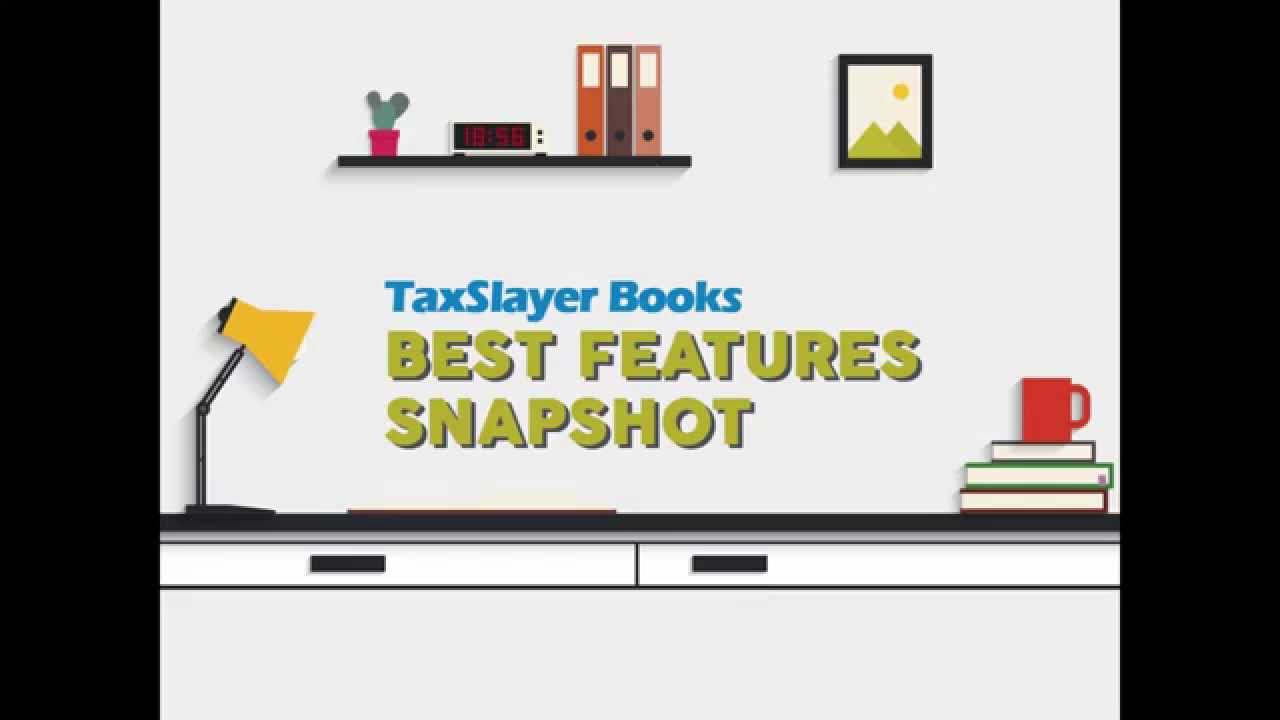 TaxSlayer Books Snapshot Demo YouTube