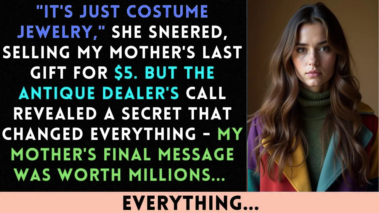 My Mother-In-Law Sold My Late Mom's Necklace At A Yard Sale. When She Saw What Was Hidden Inside...