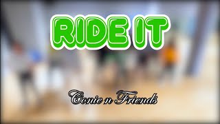 RIDE IT JAY SEAN TIK TOK REMIX ZUMBA DANCE FITNESS CONIE N FRIEND'S