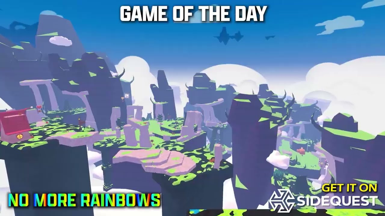 Classic Platformer in VR on Quest 2! No More Rainbows is a mix of Super Mario & Super Meat Boy!