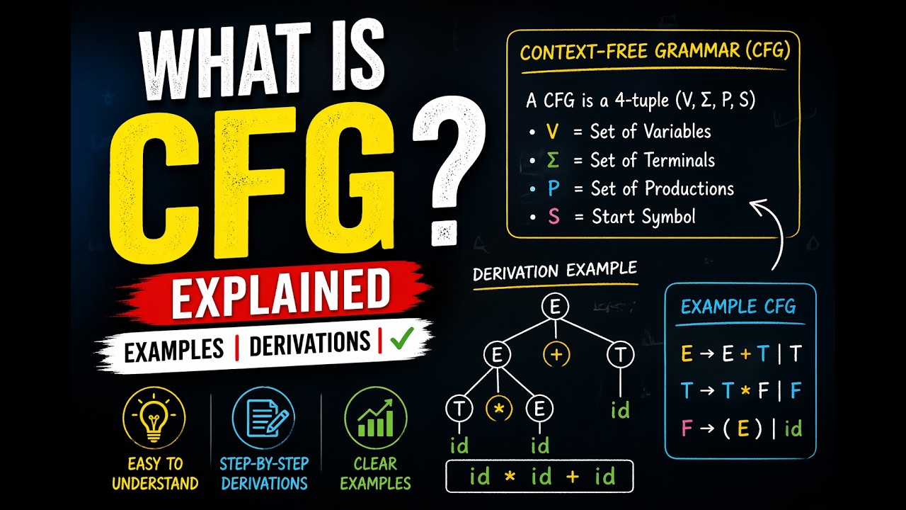 What is CFG? (Context-Free Grammar) Easy Explanation with Examples ...