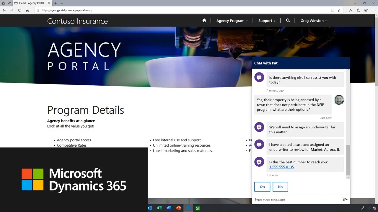 Intelligent solutions for insurance agents with Dynamics 365 - YouTube