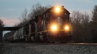 IC SD40-3 #6250 leads A432 south through De Soto, IL