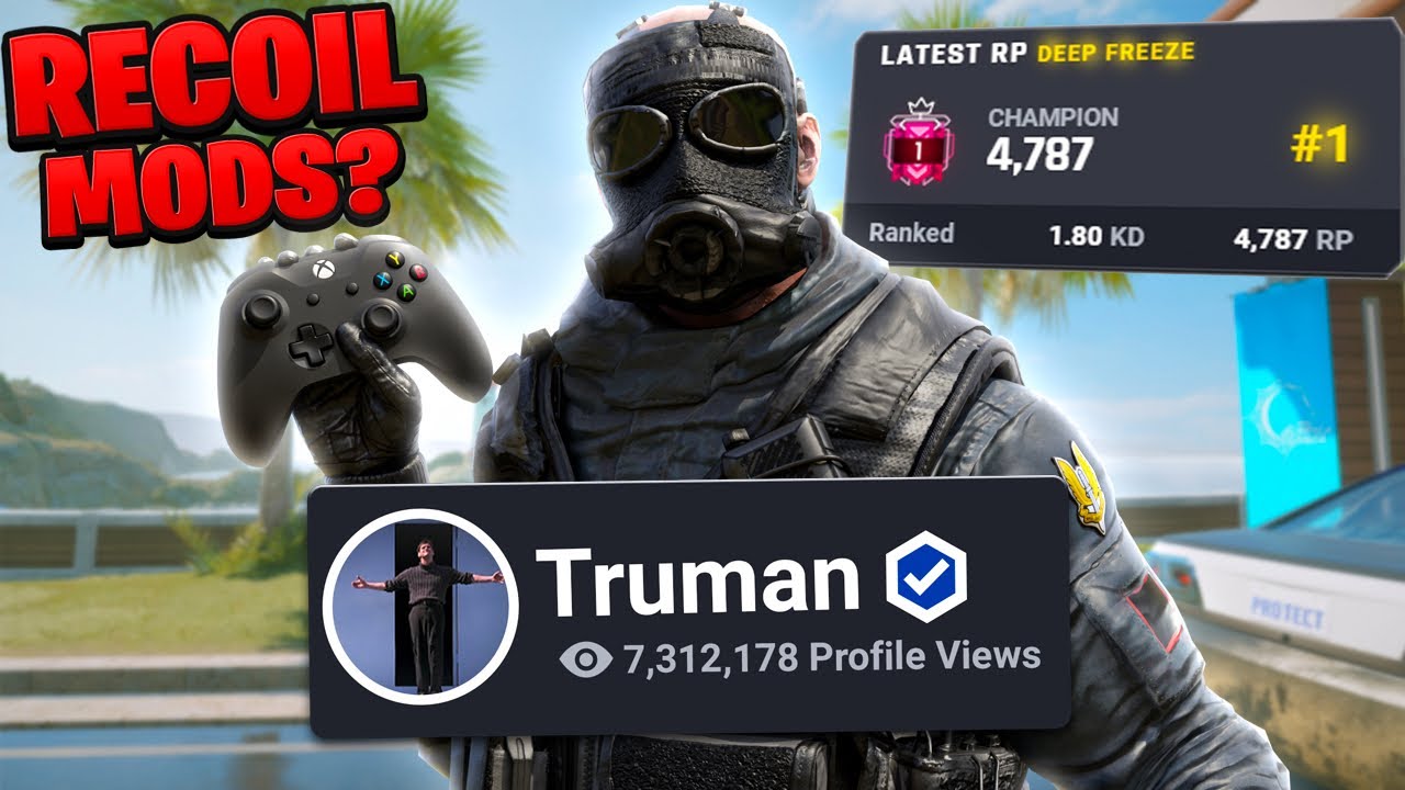 Is Truman The #1 NO RECOIL Champion or is He Cronus? - RAINBOW SIX SIEGE