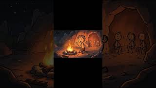 How fire🔥 helped us in becoming human #science #evolution #animation #aivideo #documentary