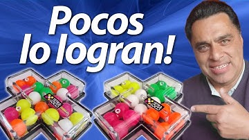 Laberinto 3D Tetra Loco. Laberinto 3D en forma de cruz. Super Reto