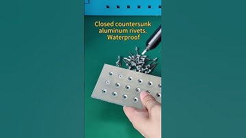 Closed countersunk head aluminium rivet，Waterproof rivet