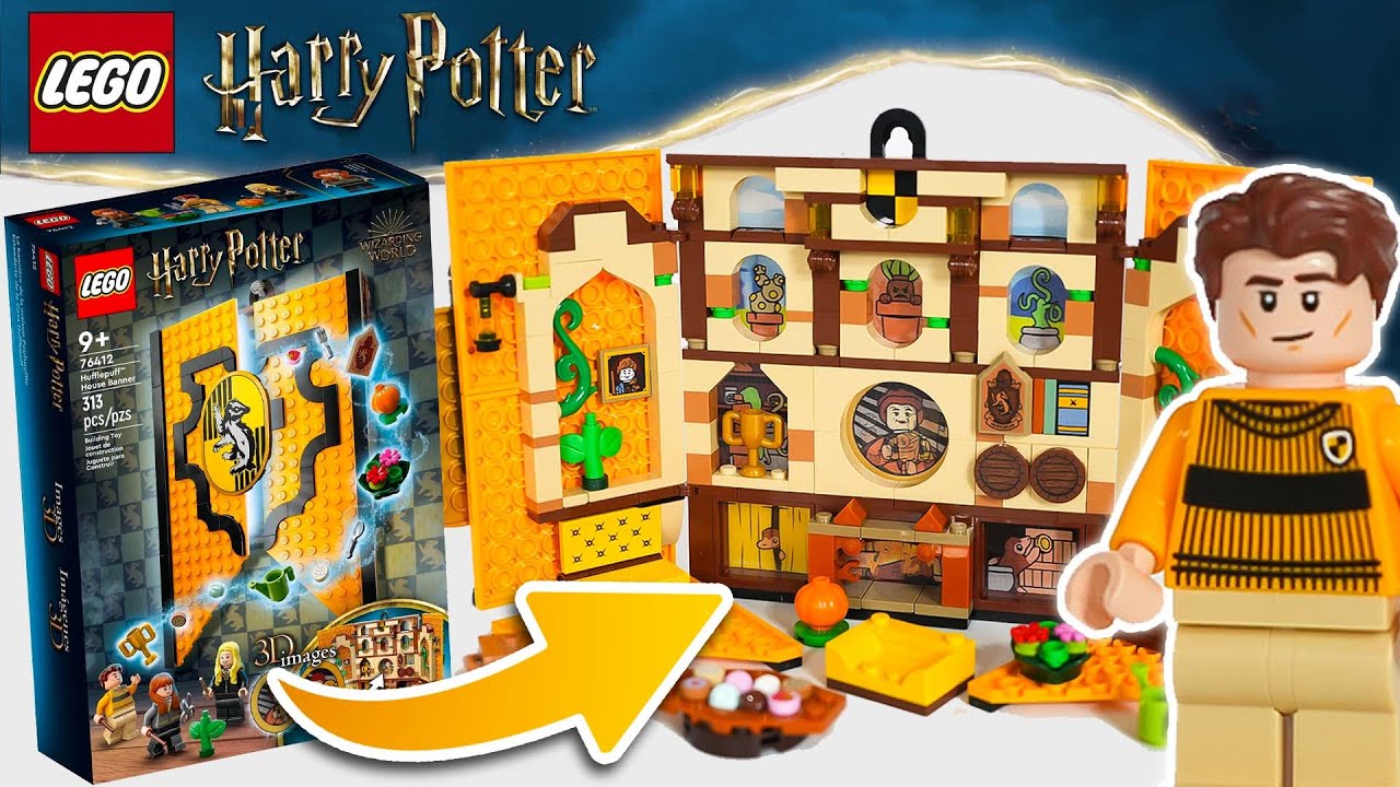 LEGO Harry Potter House Banners Review: Gryffindor, Hufflepuff, Ravenclaw  and Slytherin - Jedi News