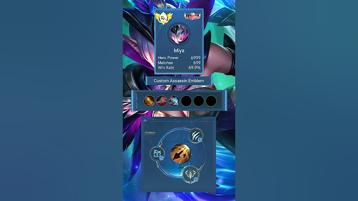 Miya best build 2025 | Miya build and emblem setup - gold lane ~ Mobile legends bang Bang