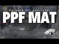 Porsche 911 type 991 carrera 4s  full ppf matt