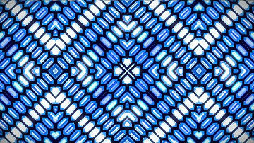 Neon Blue Geometric Abstract - VFX Video Loop HD - Free VJ Loops Download