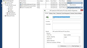 Windows 8.0 Professional - Update or Change Printer Drivers