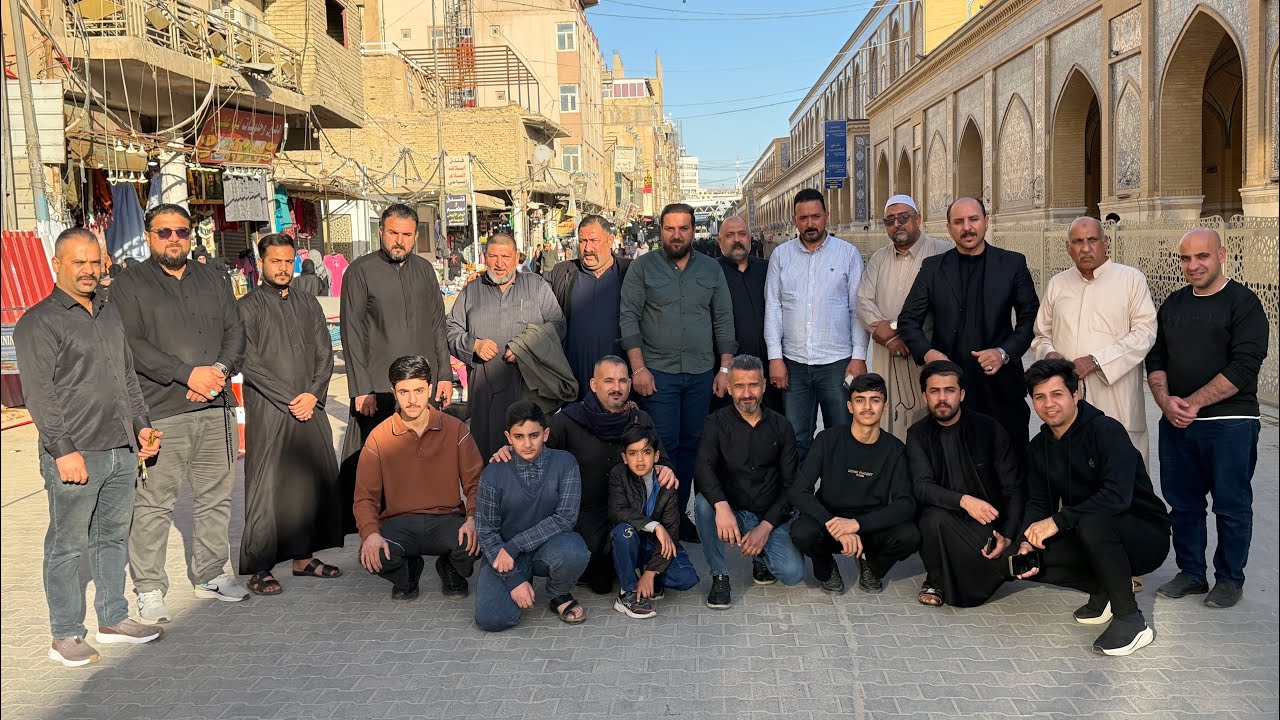 موكب أهالي كربلاء أربعين السيده زينب عليها السلام في النجف2026 جزء (1)