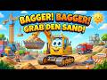 Bagger, Bagger – Grab den Sand! 🏗️ Baustellenlied für Kinder | Die Musikzwerge