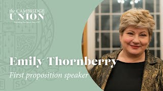 Emily Thornberry MP | This House Has No Confidence In His Majesty's Government | Cambridge Union