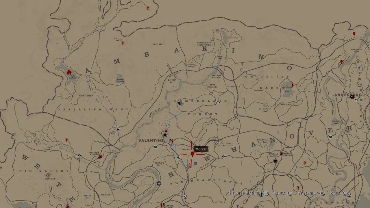 Маньяк рдр 2 карта