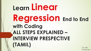 End-to-End Linear Regression Complete Tutorial: All Concepts Explained