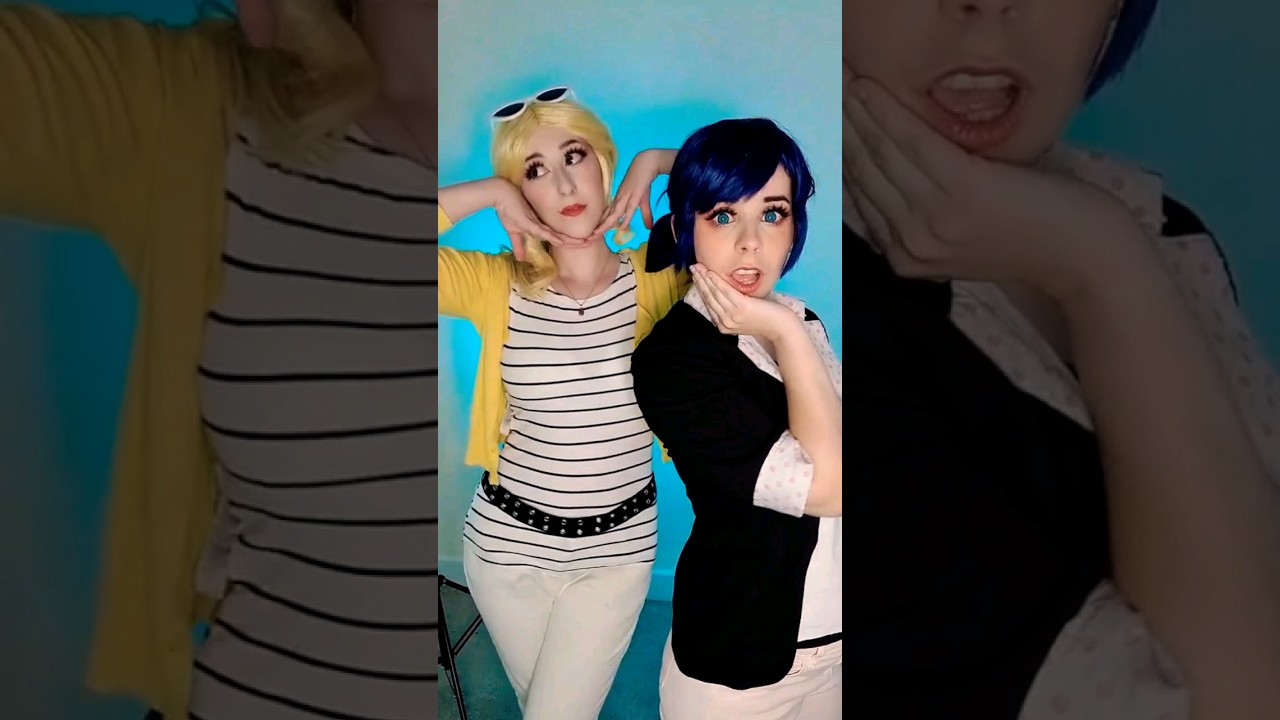 COSPLAY TRANSITION ! Miraculous Ladybug Marinette Chloe cute funny #cosplay #miraculousladybug