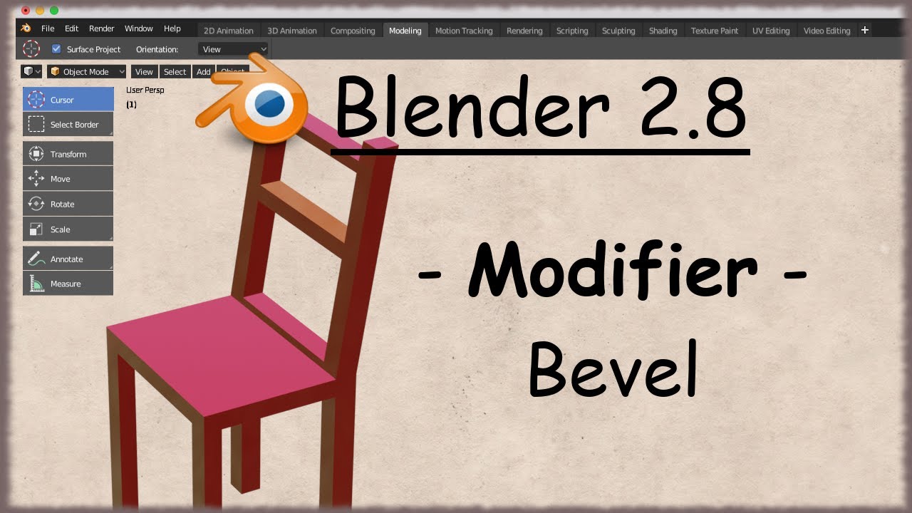Blender 2.8 Modifier tuto français - Bevel (Episode 04) - YouTube