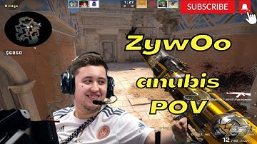 ZywOo latest anubis POV w/apEX @ FACEIT ranked 2022.11.25 - CSGO POV