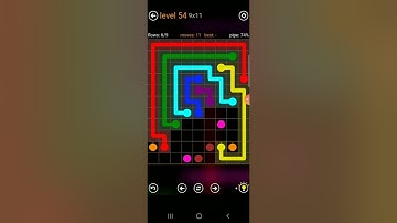 How to solve flow free (rectangle pack 9x11 level 54)