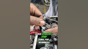 #pov DIY Engine Tappet Adjustment! #POV #Mechanic #Cars #Technician #Automotive