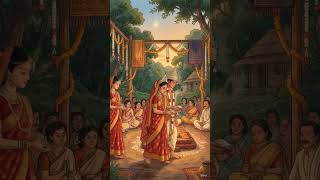 🌾 পিঁড়ির ওপর শুভদৃষ্টি | Bengali Wedding Magic✨ "সানাইয়ের সুরে এক স্বপ্ন | Ghibli Style Short"