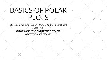 Basics Of Polar Plot For Control System Analysis#1