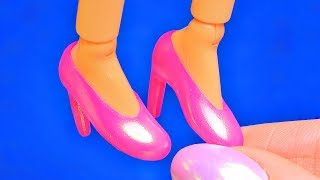 6 DIY Miniature Barbie Shoes ミニチュアバービーシューズ