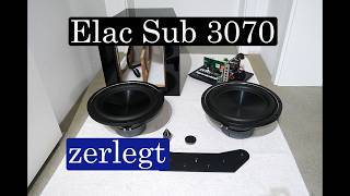 Elac Sub 3070 Subwoofer - zerlegt - disassembled