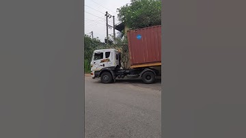 40feet container ride 🚚 #longvehicle #container