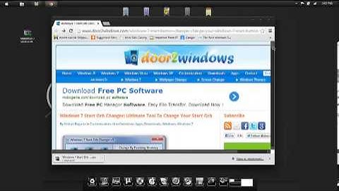 How to change your start button on task bar (start orb) DETAILED [DRAKE]