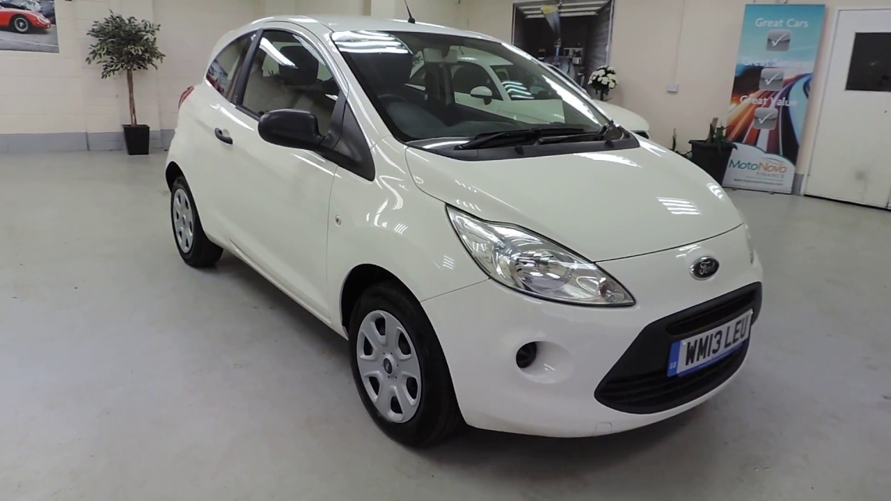 2010 Ford KA 1.2 Studio In White For Sale In Cardiff - YouTube