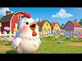 Hen Song for Kids 🐔 | Hen in Backyard Walk | Nursery Rhymes &amp; Baby Songs
