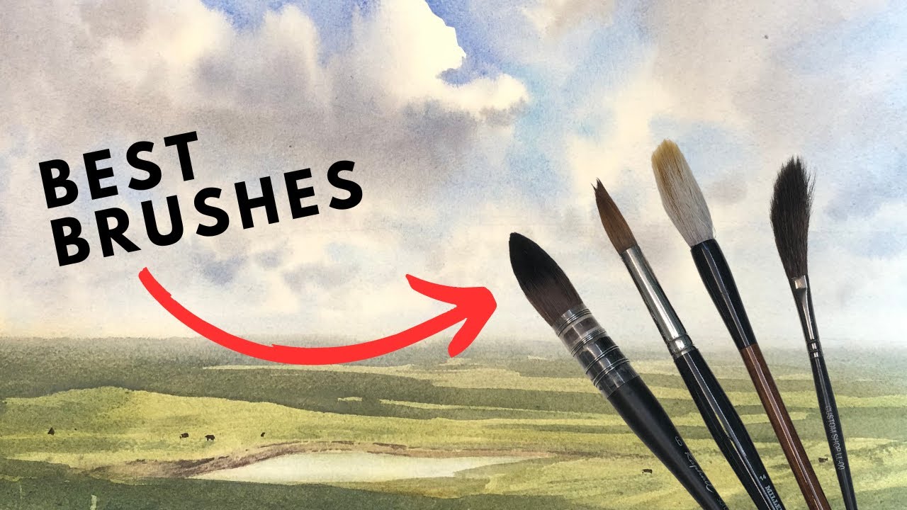 CONFUSED? Different Types Of WATERCOLOR BRUSHES, Their Uses & How To Choose  Them 