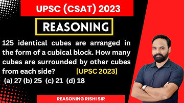 125 identical cubes are arranged in the form of a cubical block. How many cubes are surrounded by