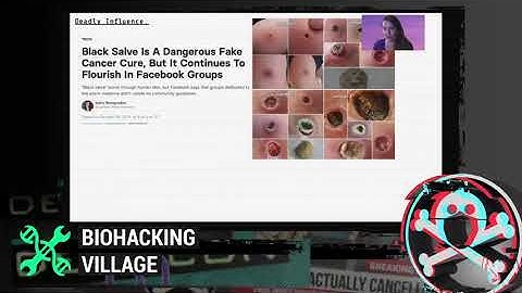 DEF CON Safe Mode Biohacking Village - Andrea Downing - Infodemic: Threat Models