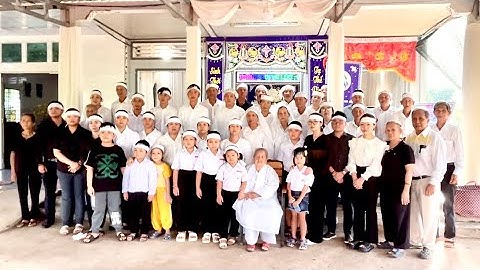 Lễ tang ông Phaolô Nguyễn Văn Tươi - 1936. Mất 16/10/2024 (14/9 - Giáp Thìn), Hưởng thọ 89 tuổi