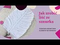 Jak zrobić liść ze sznurka makrama- macrame leaves diy