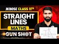 JKBOSE Class 11th Maths | Straight Lines | ONE-SHOT | Gun Shot | JKBOSE Wallah