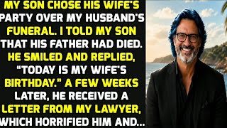 My Son Skipped His Father’s Funeral For His Wife’s Birthday So I Changed The Will....Daniel...