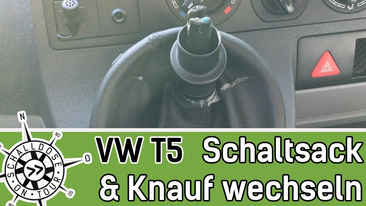 VW T5 Schaltmanschette wechseln
