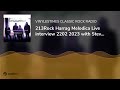 Capture de la vidéo 213Rock Harrag Melodica Live Interview 2202 2023 With Steve & Celine Of Wedingoth Vinylestimes Cl...