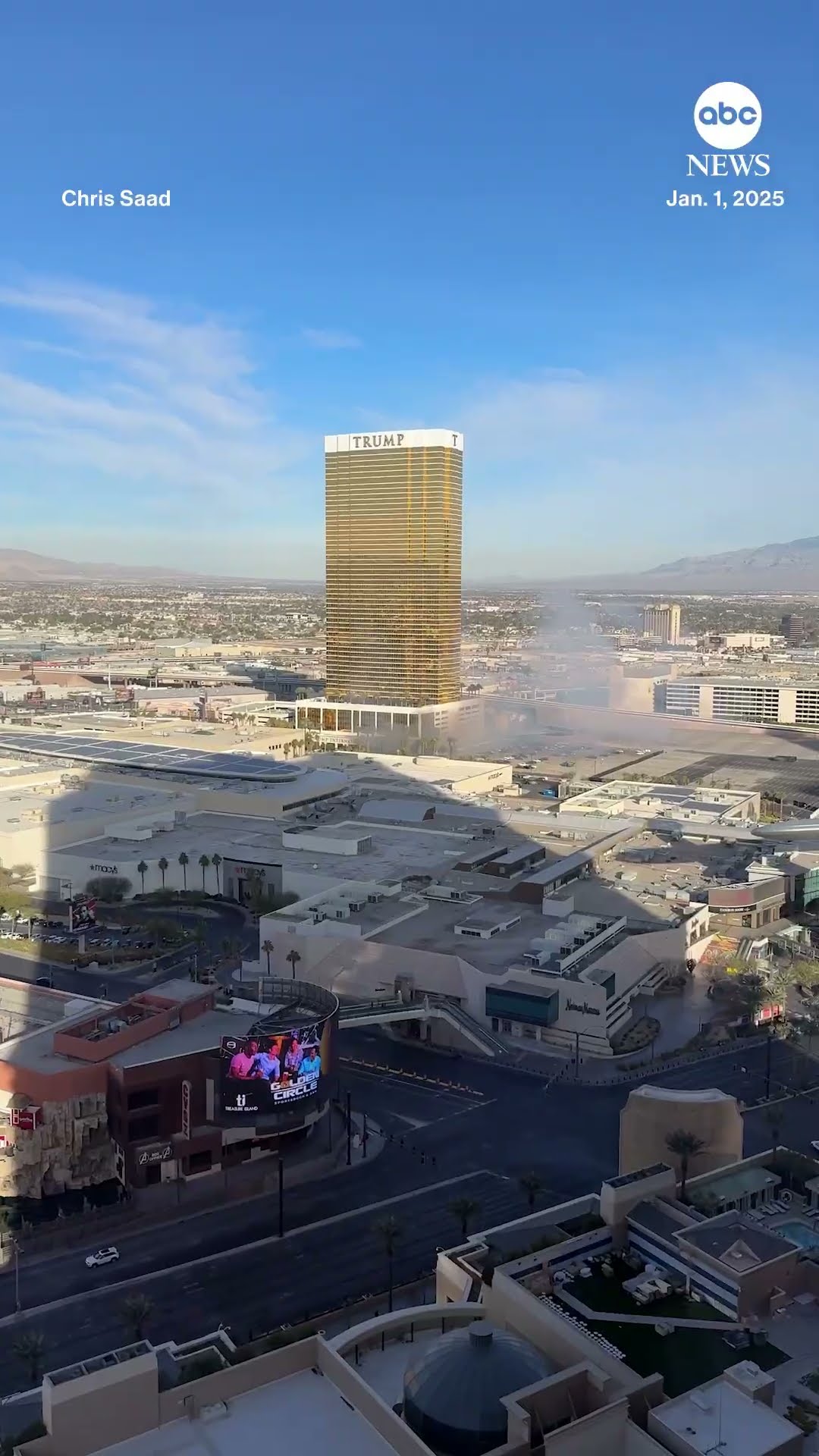 Cybertruck explodes outside Trump Las Vegas gotel